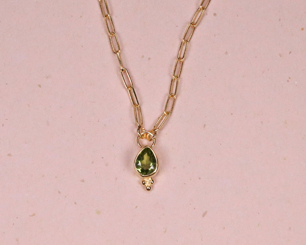 Kette Soul Peridot gold